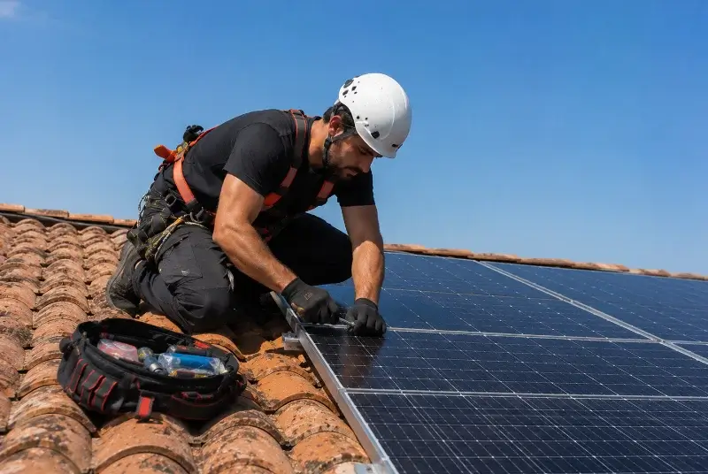 Maintenance et monitoring de panneaux solaires à Pamplie